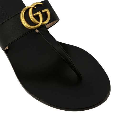 gucci black sandals 2012|Gucci black sandals flat.